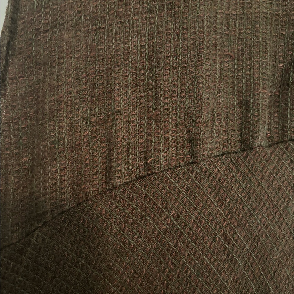 Vintage Flax by Jean Engelhart Brown Dress NWOT - Picture 3 of 6